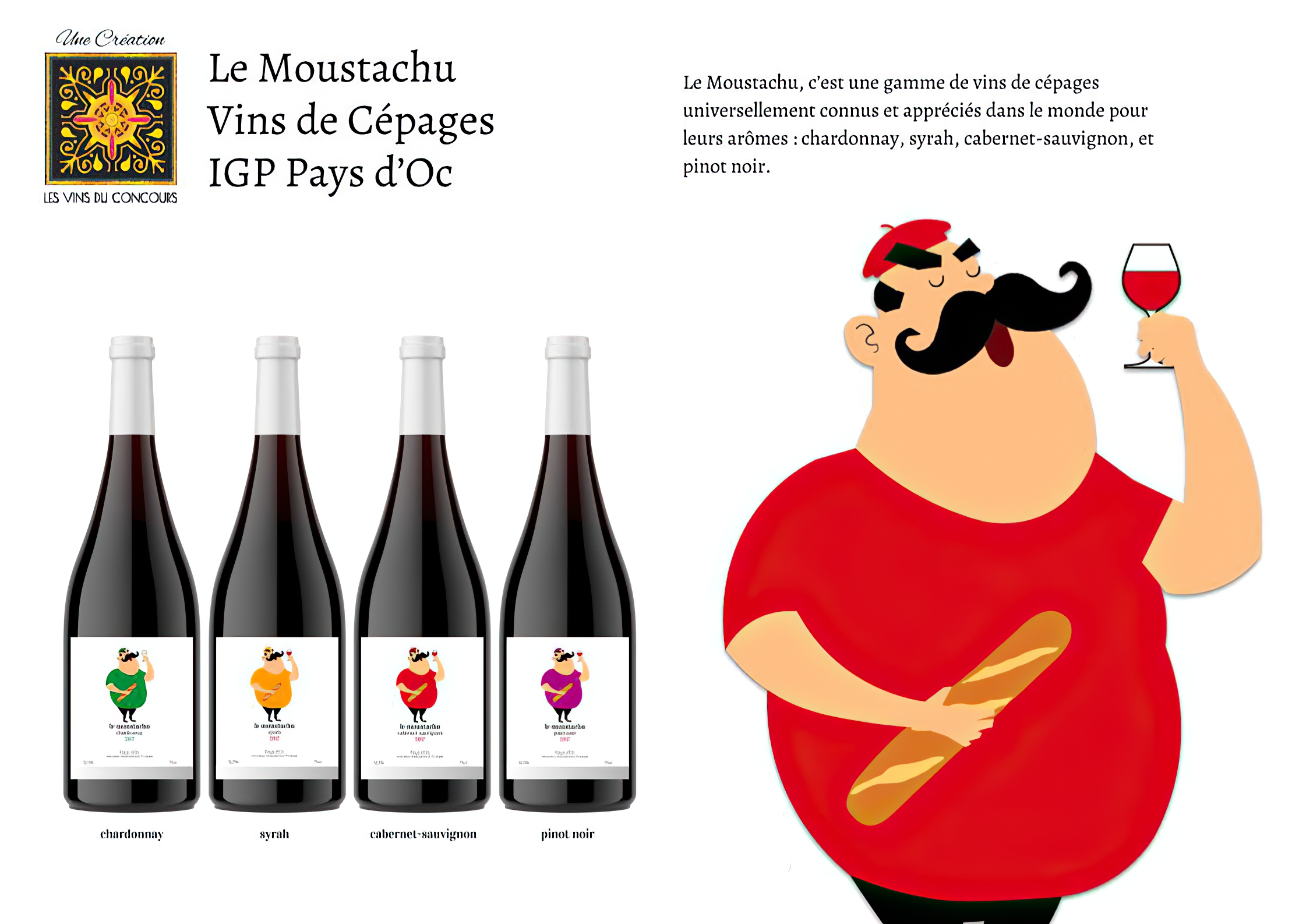 Marketing Gamme de Vins Le Moustachu